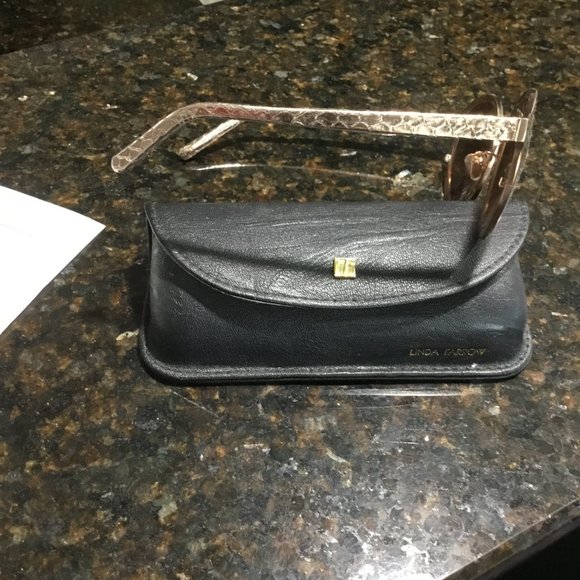 Linda Farrow Mirrored Sunglasses New $1100 - Picture 2 of 4